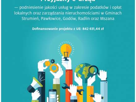 Plakat - więcej e-usług w Urzędzie